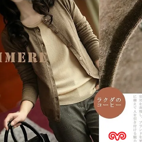 

Women's Cardigan Short Korean Version Loose Large Code Long Sleeved Wool 2020 New Spring And Autumn Thickening Cashmere Sweater