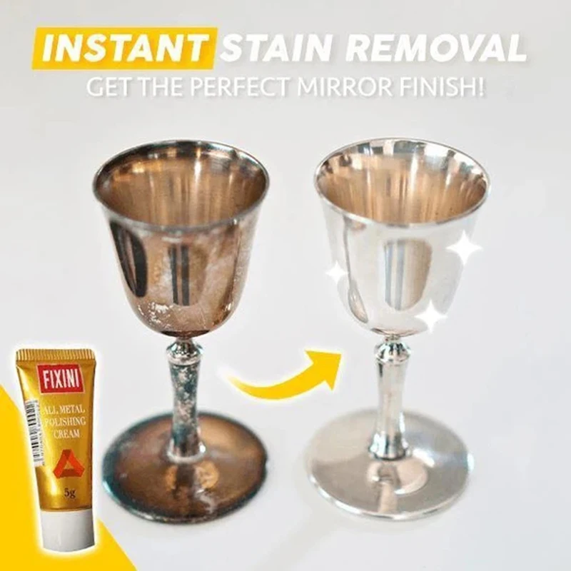

Newly FIXINI All Metal Polish Cream 5g Rust Remover Plant Essence Extract Super Safe Cream Cleaning Tool MK