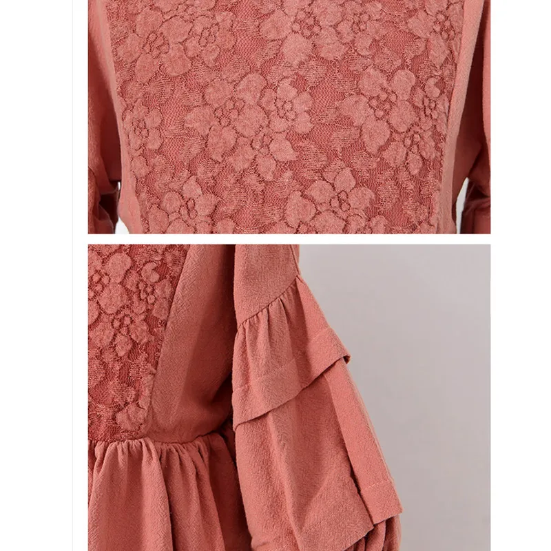 От 2 до 6 лет для детей и младенцев девочек платье с кружевным узором длинные