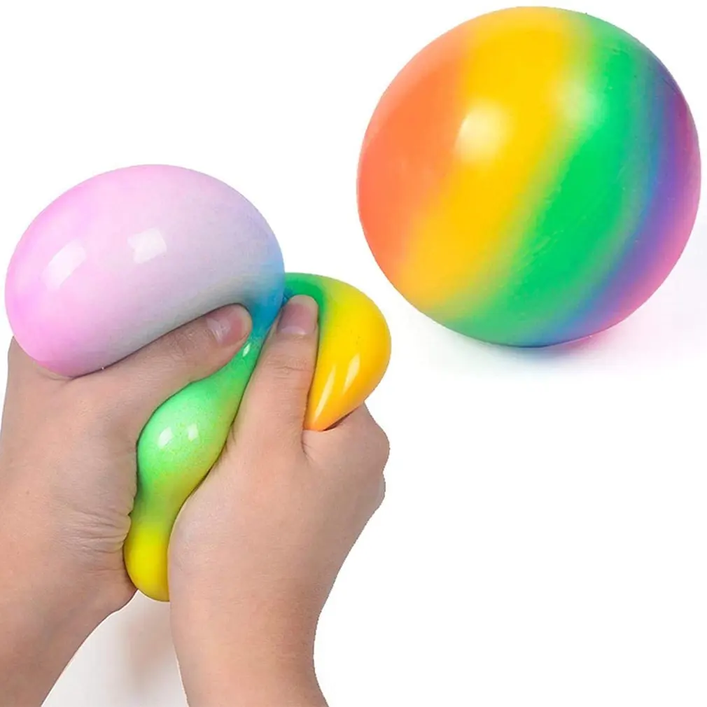 

Colorful Vent Ball Press Decompression Toy Relieve Anti Stress Balls Hand Squeeze Fidget Toy Pack For Child Kids Antistress