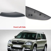 1pcs abs front rear left right roof luggage rack guard black color plasitc cover fit for skoda y eti suv auto car motor parts