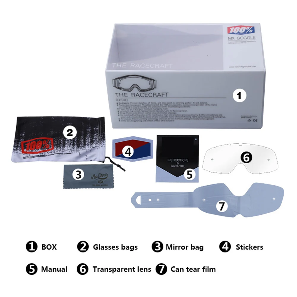 

Motocross MX Goggles Glasses Skiing Outdoor Sports Eyeware Moto Off Road Helmets Goggles for Motorcycle ATV DH MTB Windproof