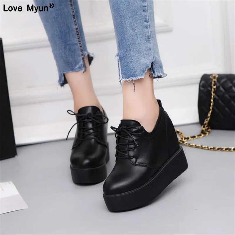 Женские повседневные туфли брендовые дышащие сетчатые на платформе