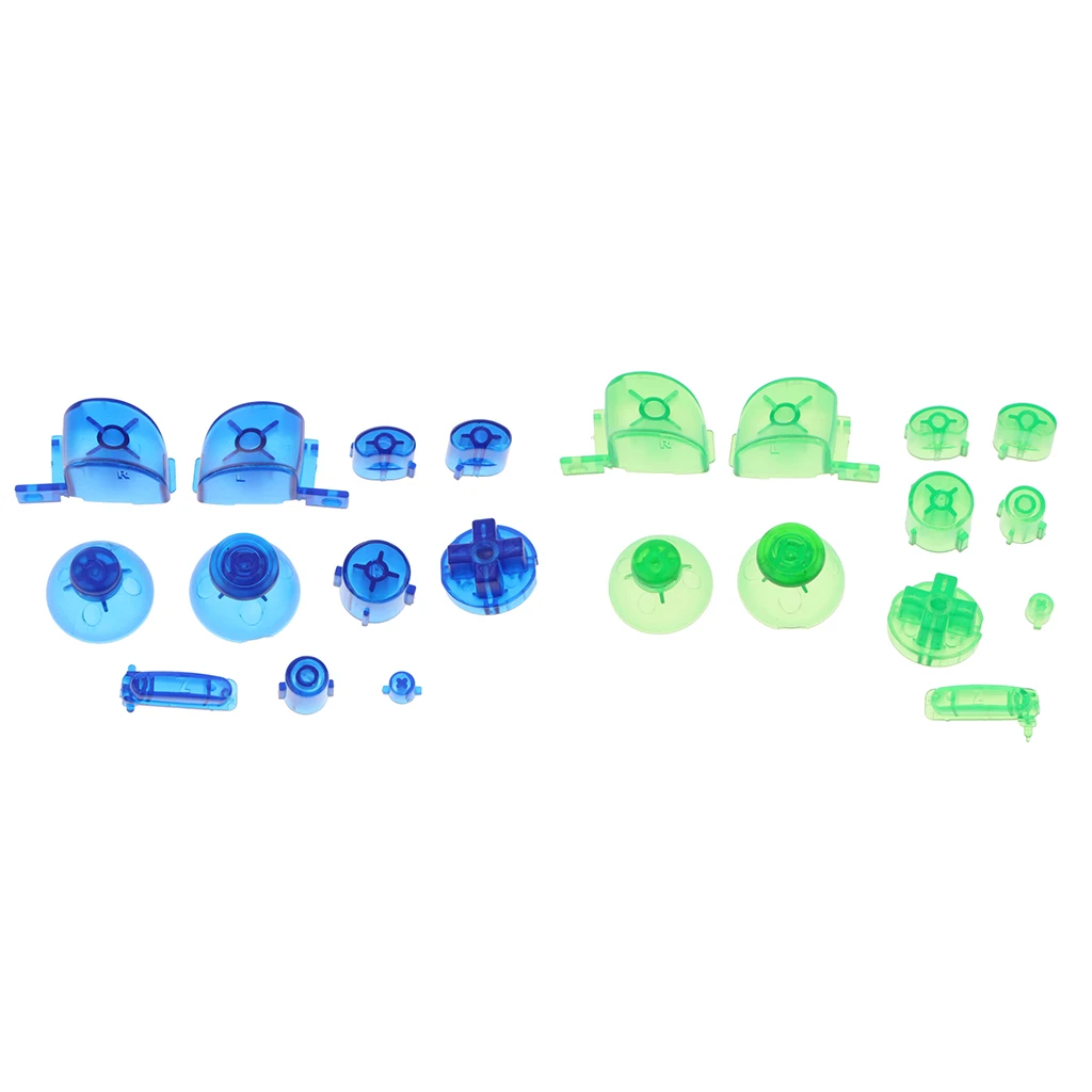 2 комплекта сменных колпачков ABXYZ D панель набор кнопок для контроллера Nintendo