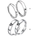 1 пара колец для влюбленных Sun Moon, подарок на день Святого Валентина, обручальные кольца для пар, мужские и женские ювелирные изделия