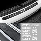 Наклейка на задний бампер автомобиля, наклейка из углеродного волокна для BMW E36, E46, E90, E60, F10, F30, E39, F20, E87, E92, G30, X5, E70, E91