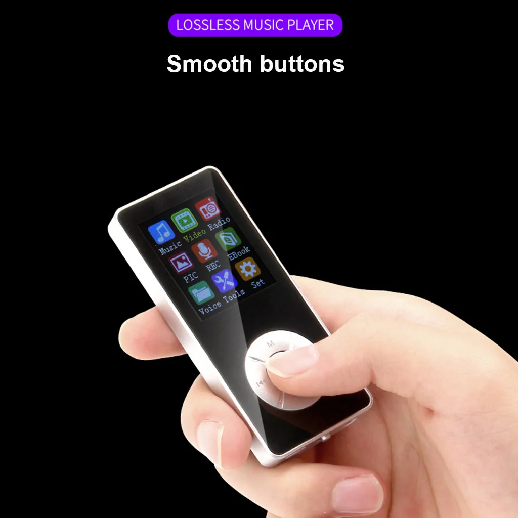 EPULA MP3 MP4 плеер портативный мини-светильник Bluetooth 1 8 дюймовый экран