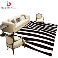 bubble kiss zebra pattern carpet for living room american style black white geometric print rugs kids room home decor floor rugs