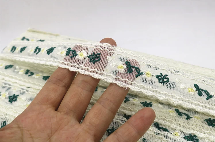 Кружевное украшение цвета слоновой кости 3 см 10 м | Дом и сад