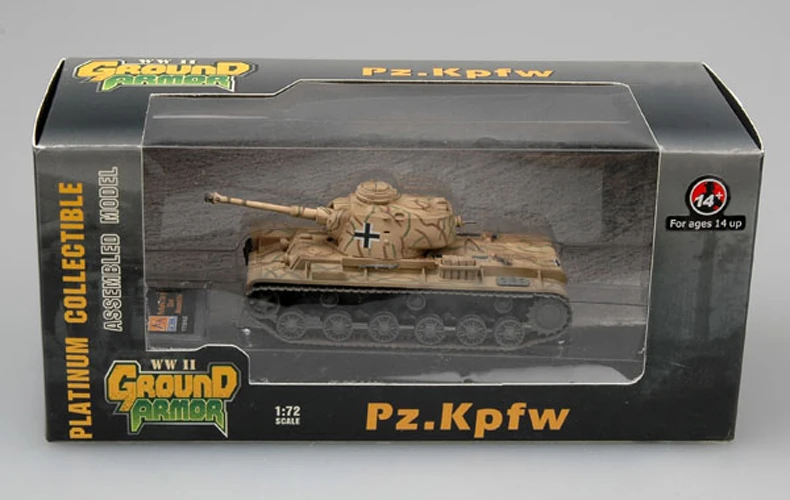 Модель готовой продукции Trumpeter 1/72 года Германия захватила тяжелый бак для 36284