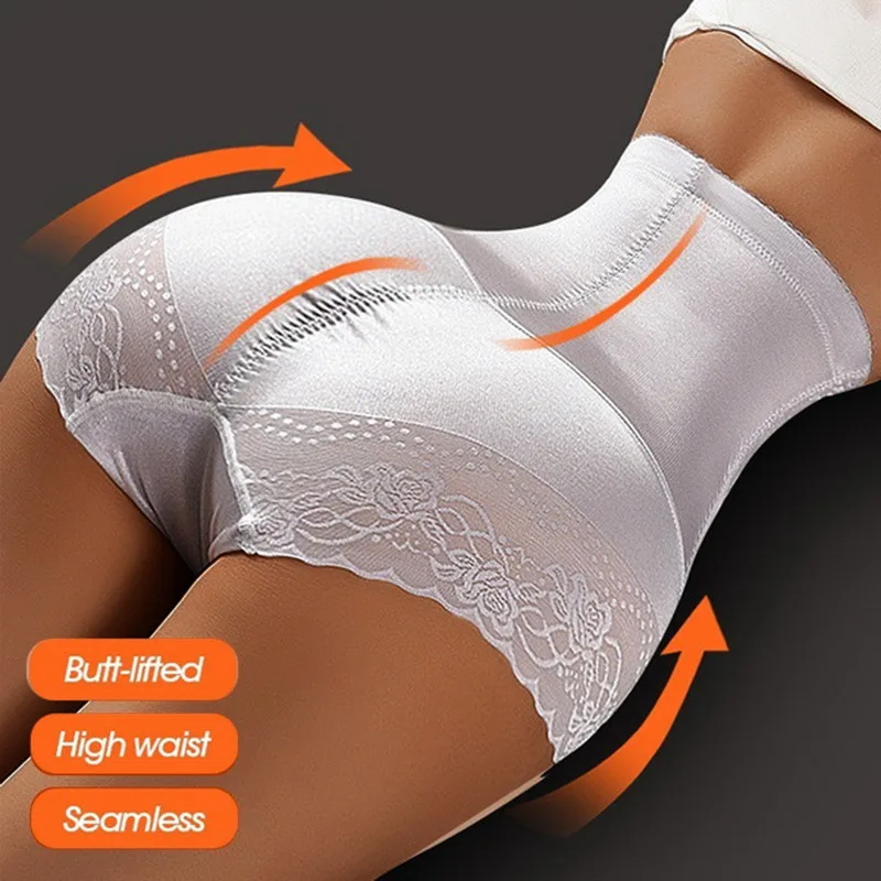 

Oeak 2021 Women High Waist Shaping Panties Sexy Breathable Body Shaper Slimming Underwear Butt Lifter Abdomen Pants Shapewear