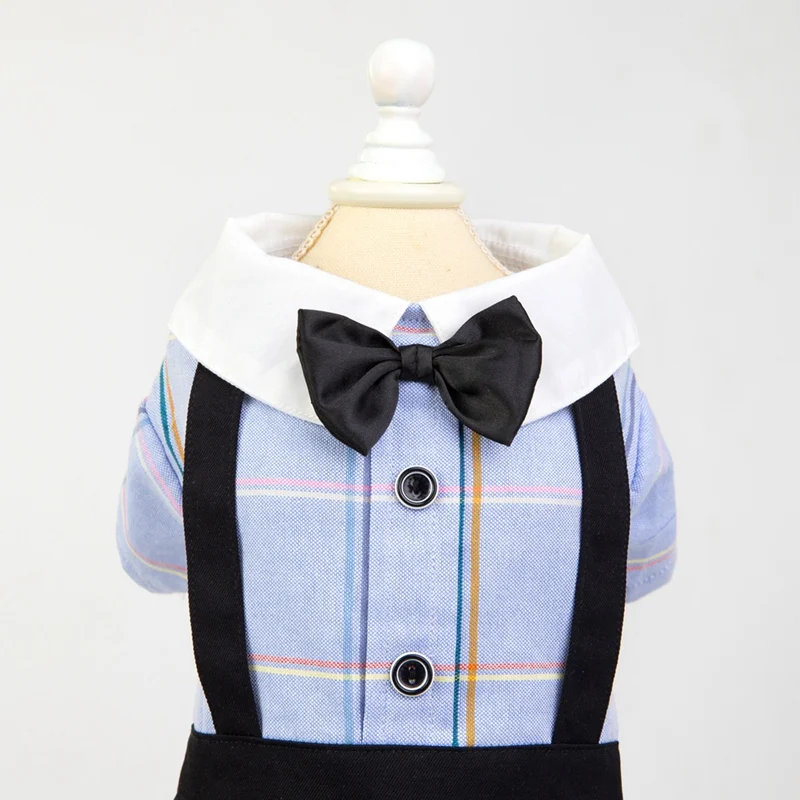 Платье для собак в горошек с короткими рукавами и бахромой юбка щенков одежда