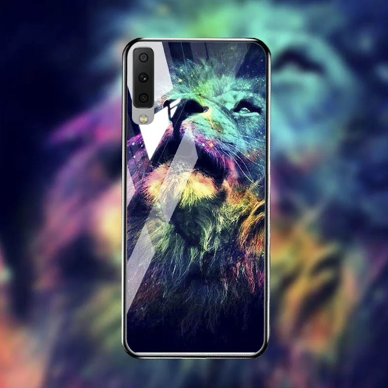 B103 Закаленное Стекло чехол для samsung Galaxy A7 A6 A8 плюс Чехол для samsung M30s J2 Core Prime Pro J4 J6 J8 M10 M20 M30 чехлы - Цвет: B103