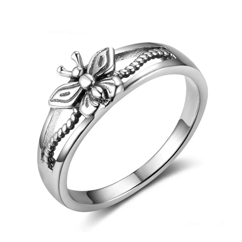 Женское Винтажное кольцо с бабочкой FDLK обручальное свадебное ювелирное изделие