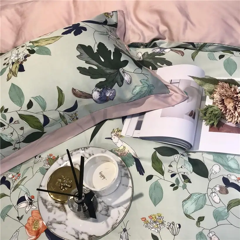 43 двуспальная простыня с пододеяльником комплект постельного белья роскошный