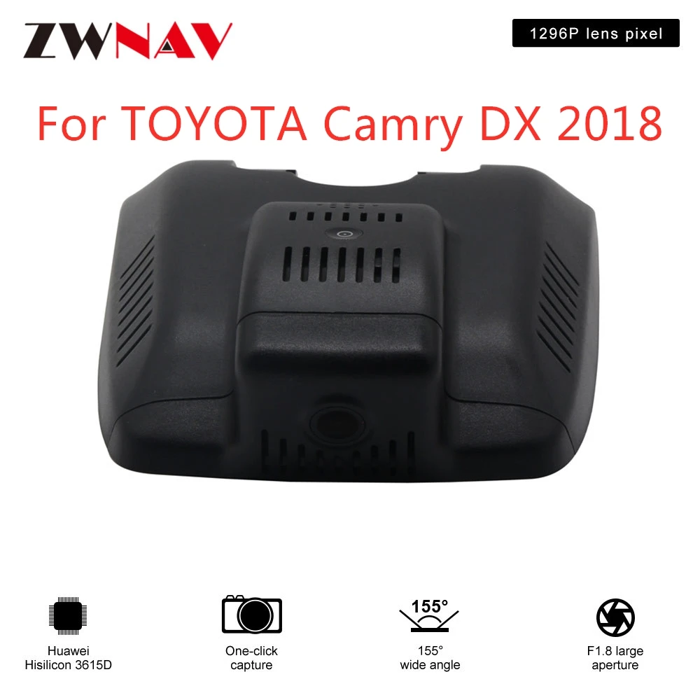 Видеорегистратор скрытого типа HD для TOYOTA Camry DX 2018 видеорегистратор с Wi Fi и