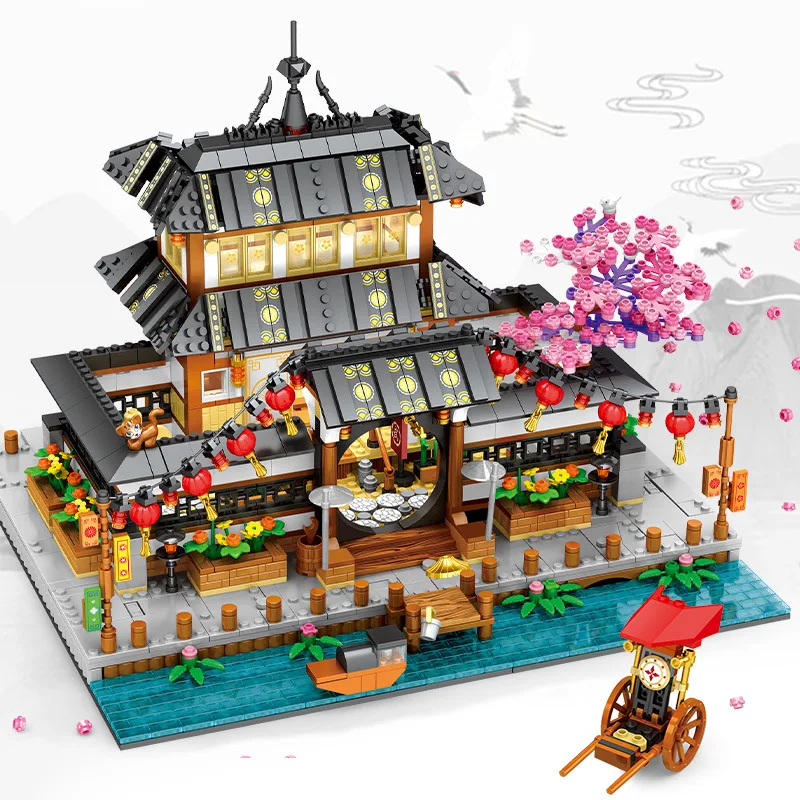 Креативный конструктор ниндзя из строительных блоков Street View кукла в комплекте