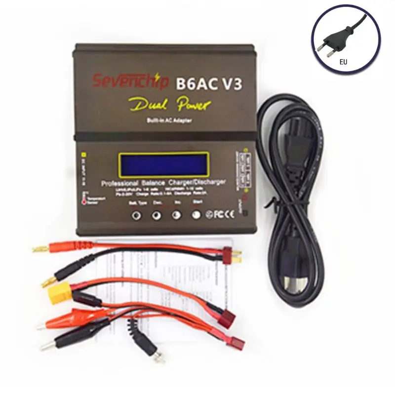 

US/EU/UK/AU/JP Plug 80W B6AC V3 Smart Balance Charger for RC Aircraft Model