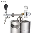 Мини-дозатор Keg, копье из нержавеющей стали для пивного копья, инструменты для мини-бара объемом 2л3,6 л4л, новый дизайн, легко устанавливается