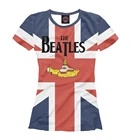 Футболка женская The Beatles (Музыка)