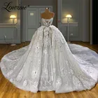 Роскошное длинное свадебное платье для мусульман Свадебные платья 2021 без бретелек с длинным шлейфом на заказ свадебное платье Vestido De Noiva; Платья для матери невесты