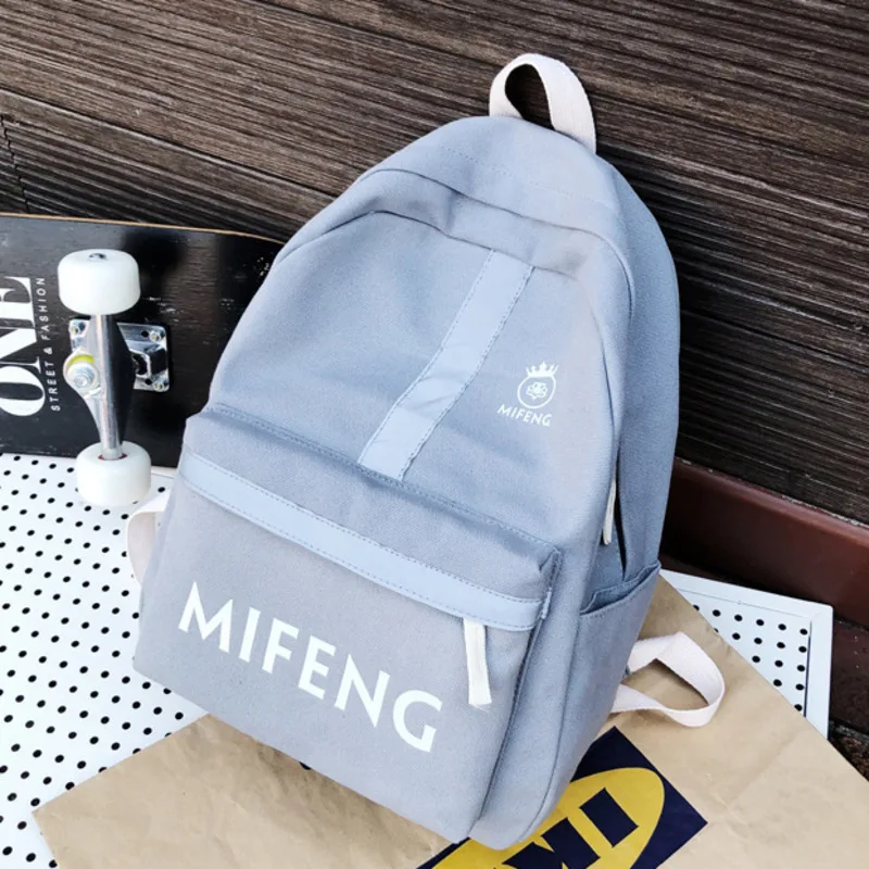 Женская школьная сумка с буквенным принтом для девочек подростков 2020 нейлоновый