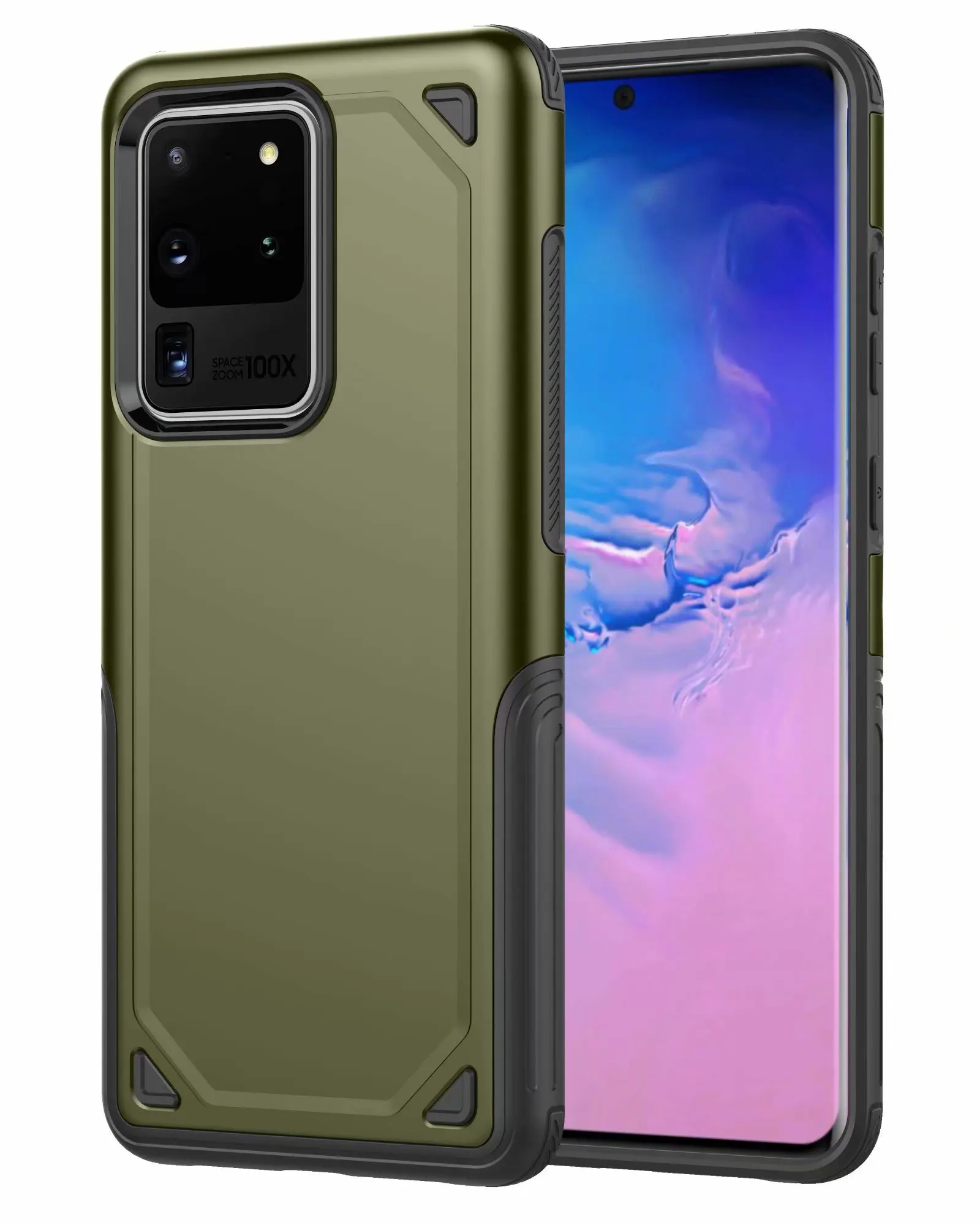 Военный противоударный защитный чехол для телефона Samsung Galaxy S20 S10Plus Note 10 Pro Hybrid PC +