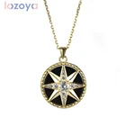 Ожерелье Lozoya из серебра 100% пробы с восьмиконечными элементами, 925, ювелирные изделия дружбы для свадебной вечеринки