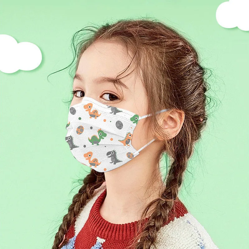 50 шт. одноразовые ветрозащитные маски для детей | Дом и сад