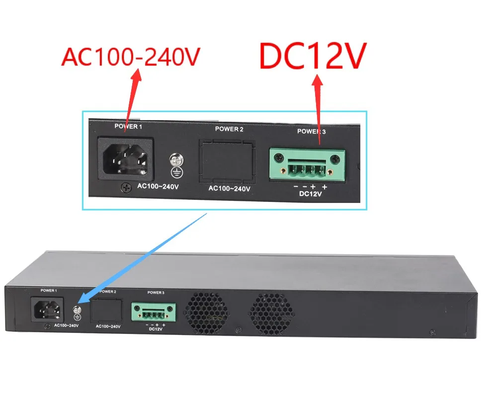 

1U Rack ftth olt epon 4pon olt 1000M Combo ports fiber optic equipment