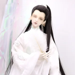 Парик для шарнирных кукол, черный парик для шарнирных кукол, высокая температура, SD, новый стиль 13