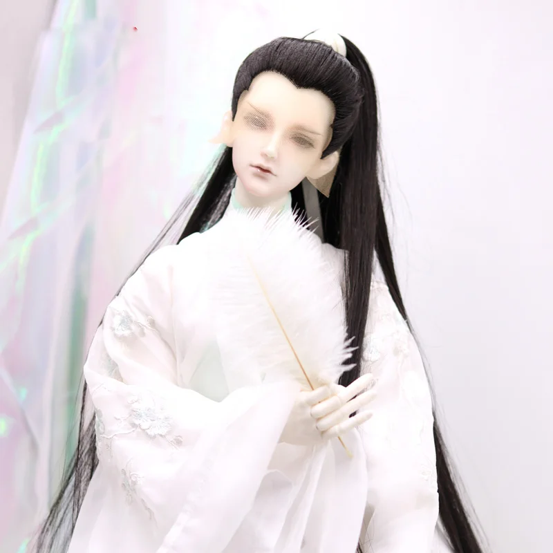 Новый стиль 1/3 парик для шарнирной куклы черный SD куклы|Куклы| |