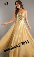 free shipping 2018 new handmade flower vestido beading sweetheart sexy long gold tulle promparty gown ball bridesmaid dresses