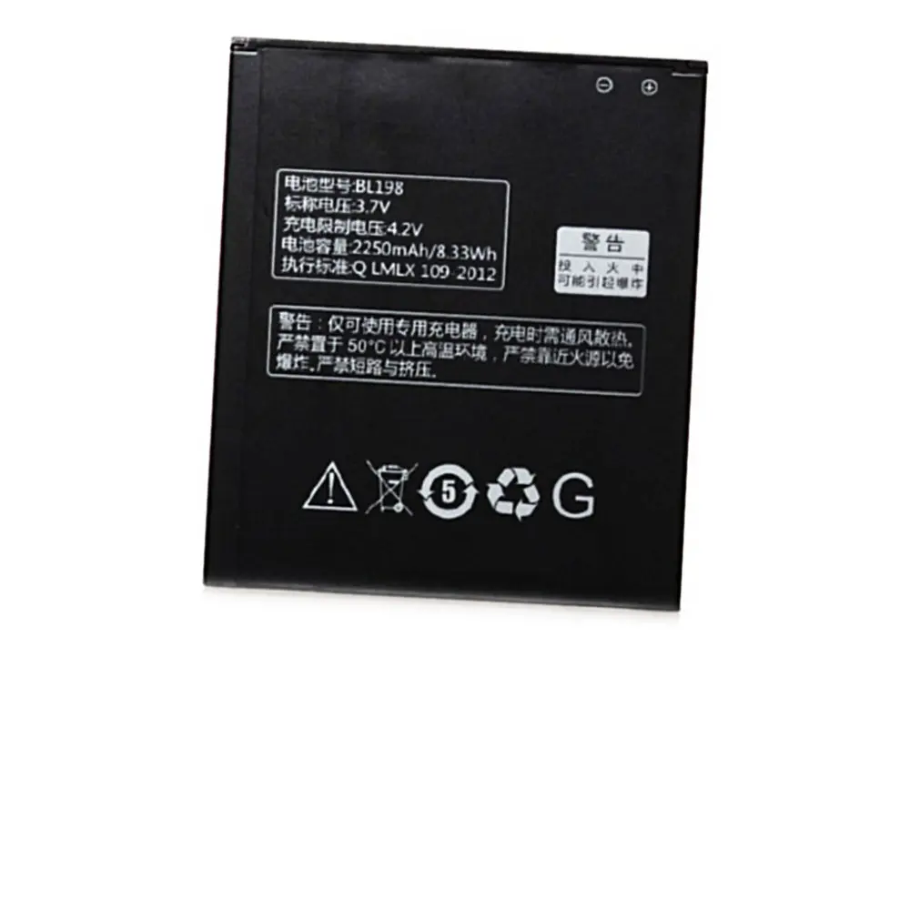 Аккумулятор BL198 2250 мАч для Lenovo A850 A830 K860 S880 S880I S890 A860E A678T|Аккумуляторы мобильных