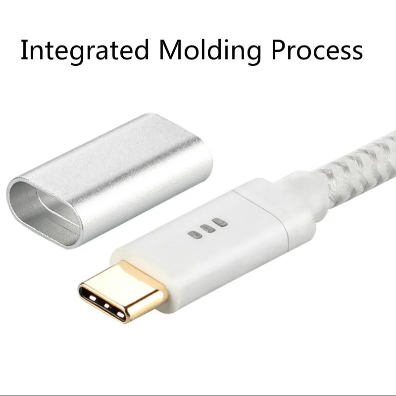 Кабель USB 3 1 type C для быстрой передачи данных 10G позолоченный коннектор нейлоновая