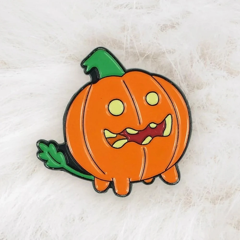 

Steven Universes Pumpkin Pup Enamel Pin Kawaii Pumpkin Lantern Metal Brooch Accessories Halloween Gift