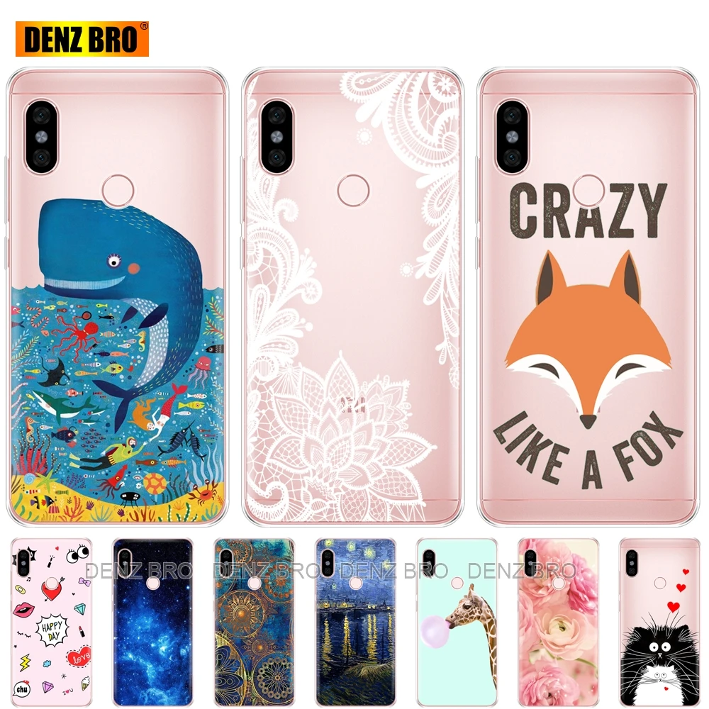 Силиконовый чехол для телефона Xiaomi Redmi Note 6 Pro 26 дюйма мягкий ТПУ чехол-накладка Note6