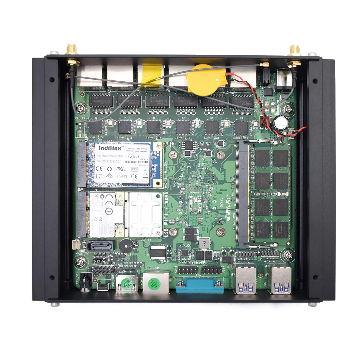 Мини маршрутизатор для сетевого экрана Intel i5 7267U 6 LAN Core i3 7167U 2957U 3865U 2 RS232 COM 4G WiFi Pfsense