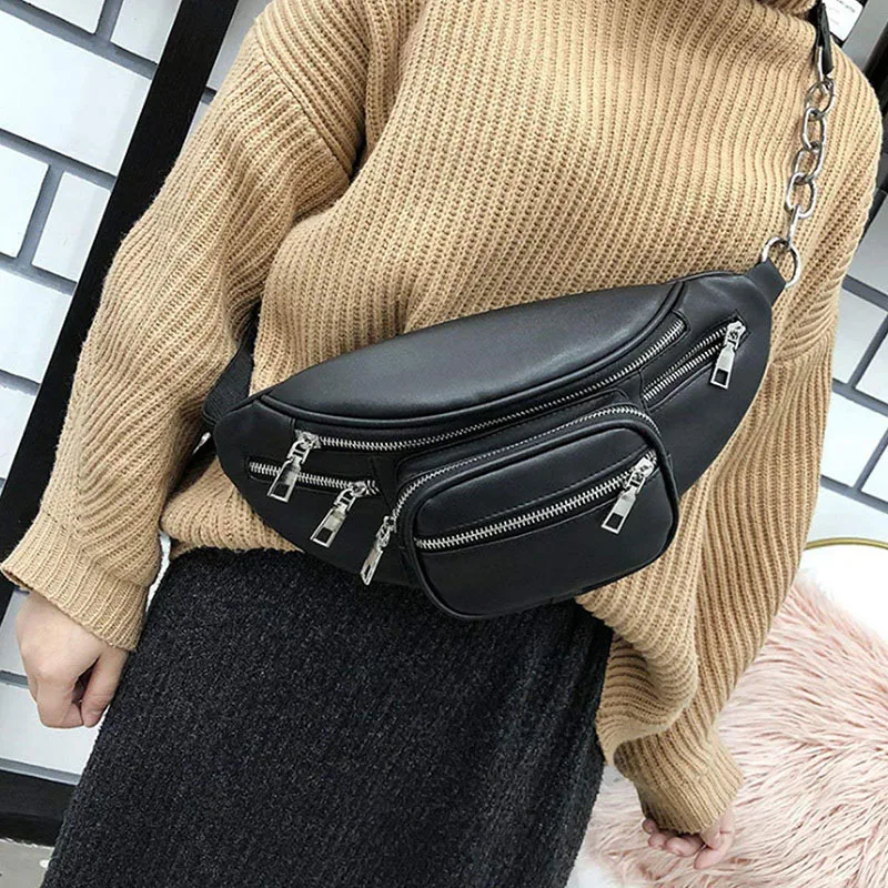 Сумка-мессенджер из мягкой искусственной кожи для женщин нагрудная Сумочка