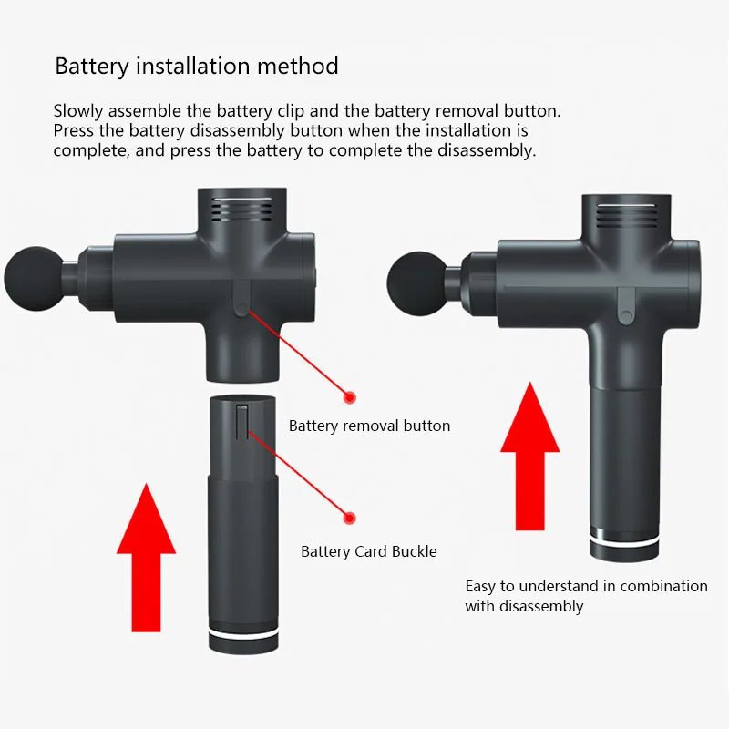 Массажный пистолет для глубоких тканей Электрический массажер упражнений