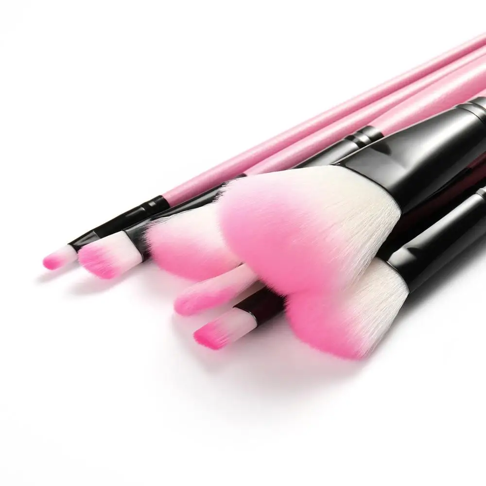 Набор кистей для макияжа 24 шт. розовая кисть основы Тени век мягкая Кисть