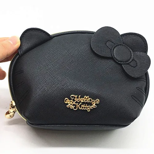 1 Hello kitty/косметичка из искусственной кожи для женщин, косметичка Hellokitty, косметичка, косметичка для макияжа, косметичка, хранение туалетных принадлежностей, сумка - Цвет: 1