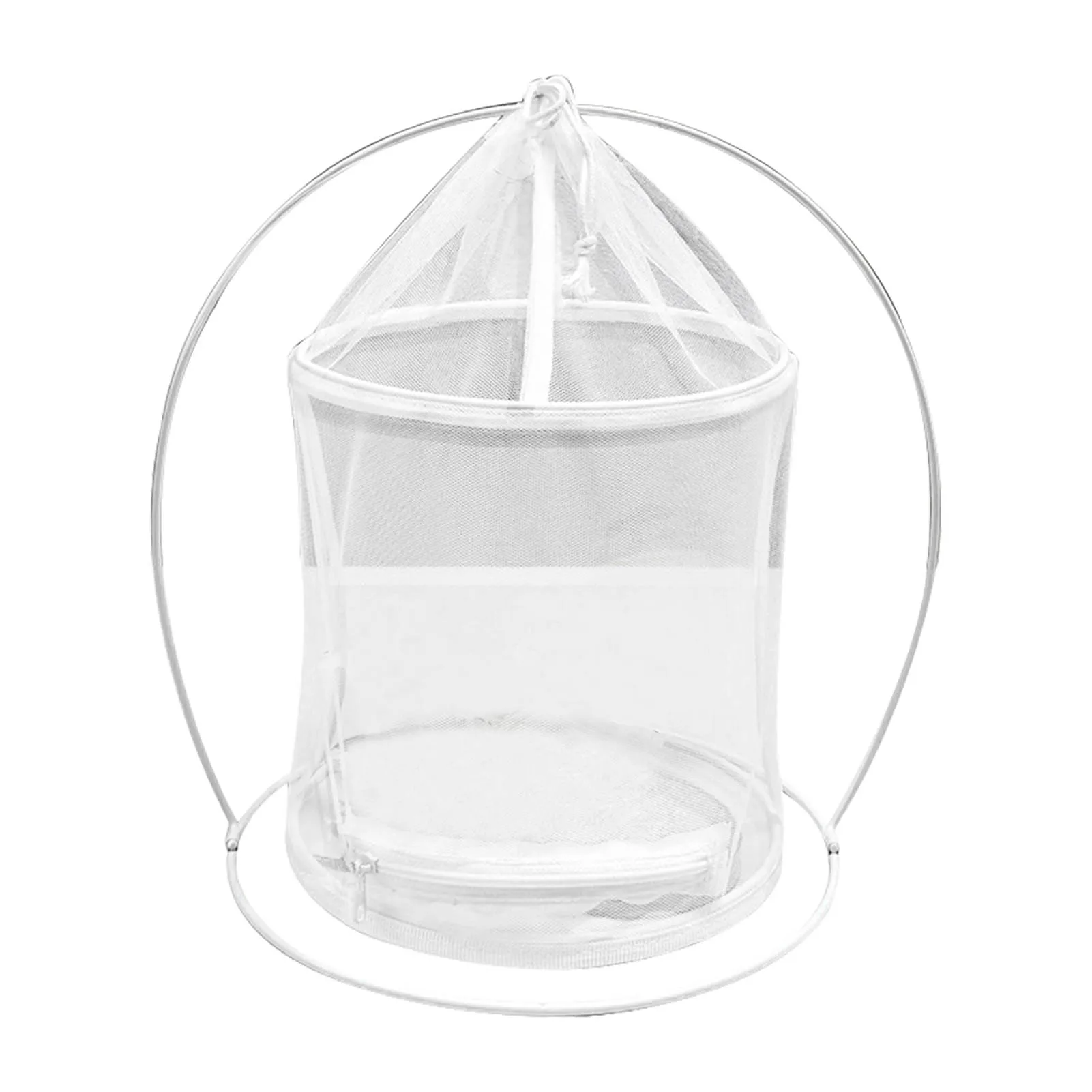 

Cute Butterfly Habitat Mesh Cage Caterpillar Enclosure Critter Cage Bugs Cylindrical Breeding Cage For 2-3 Bugs Or Butterflies