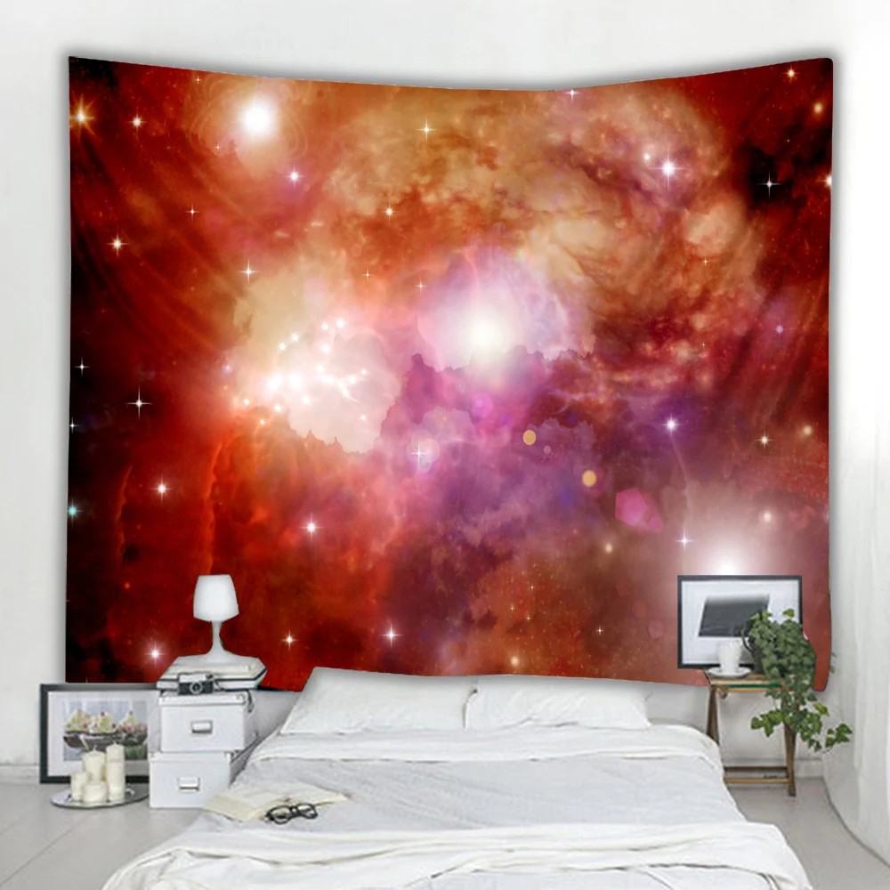

Starry Sky Series Colorful Corrugated Line Mural Living Room Bedroom Tapestry Bohemian Style Apollo Carpet Decoration Mattress