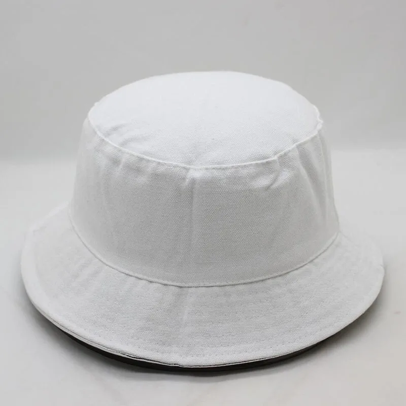 Серебряная Золотая Воронка шляпа Двусторонняя одежда холщовая рыболовная хип