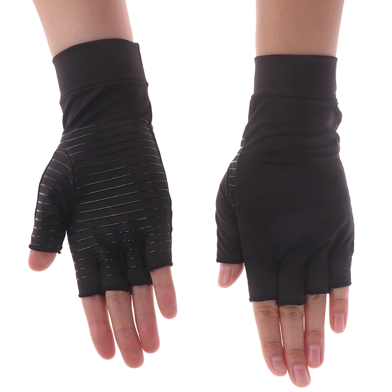 

1Pair Women Men Hands Arthritis Gloves Grip Arthritis Copper Fiber Pain Therapy Joint Compression Relief Hand Circulation Gloves