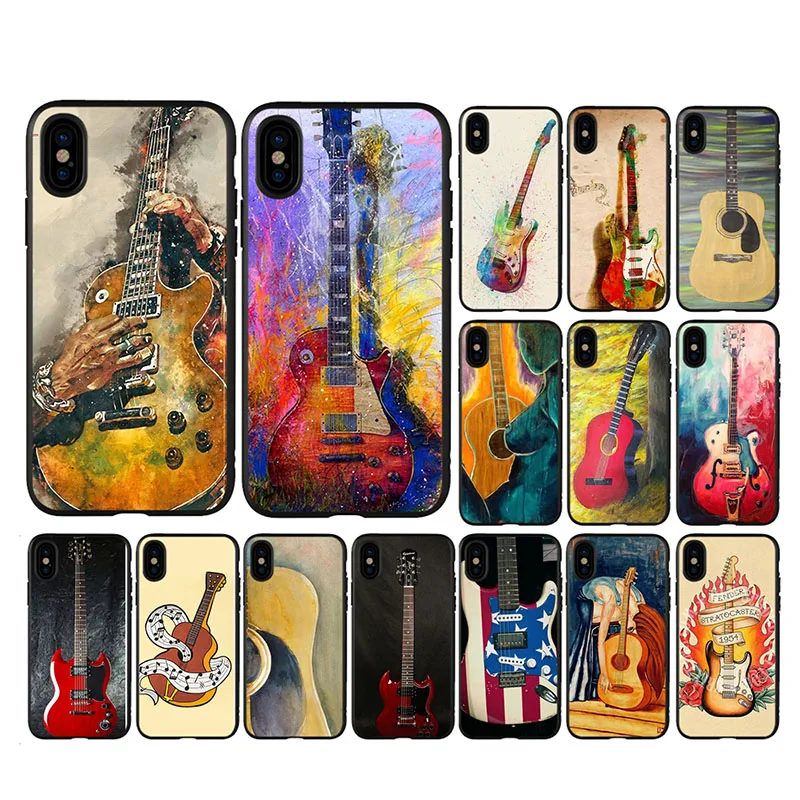 Любовь гитара Гибсон музыка типа сделай сам чехол для мобильного телефона iphone 11pro