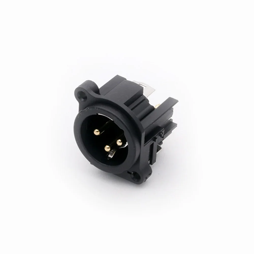 50pcs/25sets Plastic 3Pin XLR Male Plug+Female Socket Set Panel Mounted Connector 3Core Converter Adapter Jack | Обустройство дома