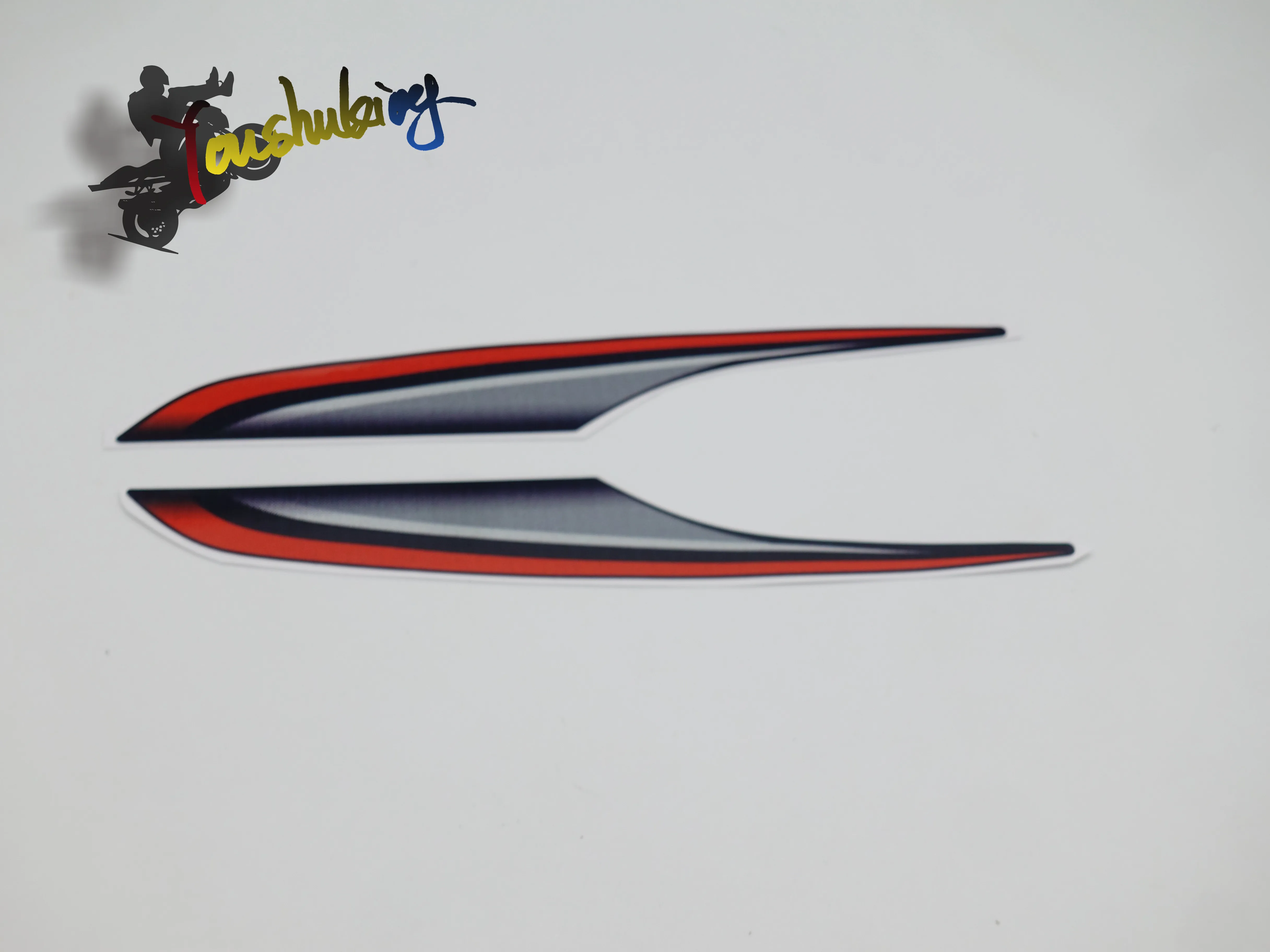 Горячая продажа Красные отражательные переводные наклейки мотоцикл подходит