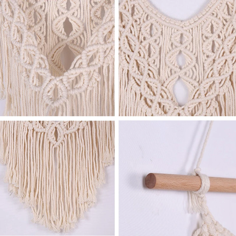 

New Macrame Wall Hanging Tapestry Wall Decor Bohemian Woven Home Decoration Hot